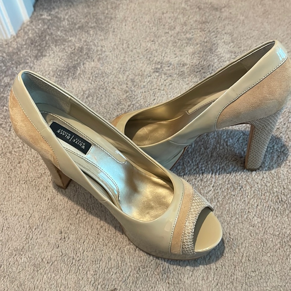 WHBM women’s platform peep toe shoes
